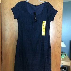 NEW Navy Blue Lace Dress